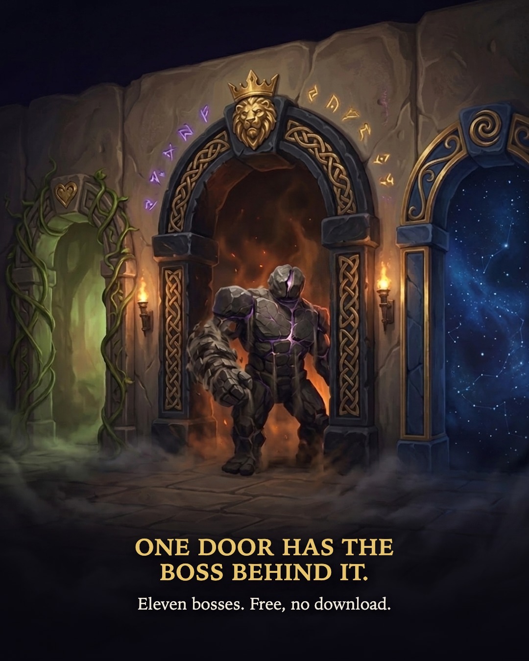 doors advert, hand removed