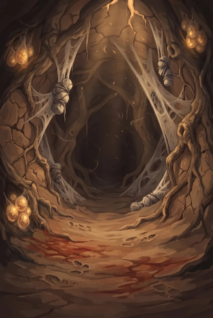 The Silked Hollows combat backdrop